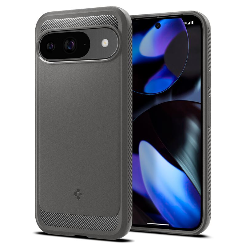 Husa Spigen Rugged Armor pentru Google Pixel 9 Pro/Pixel 9, Gri Marble